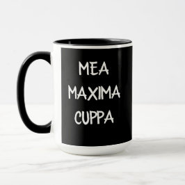Humoristisk latinsk katolik Mea Cuppa Mugg