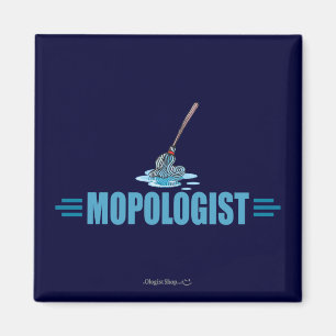 Humoristisk Mopping för Mop Magnet