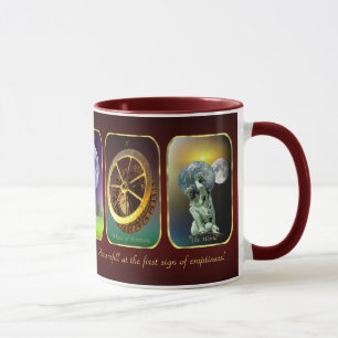 Humoristisk mugg för Tarot kort