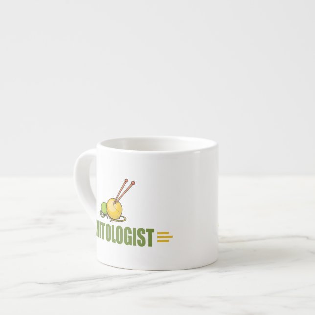 Humoristisk nittering espressomugg (Framsida vänster)