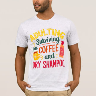 Humoristisk och lekfull adulerande typografi med k t shirt