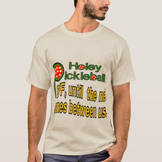 humoristisk pickleball t-shirt (Framsida)