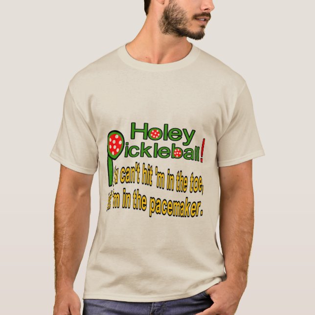 humoristisk pickleball t-shirt (Framsida)