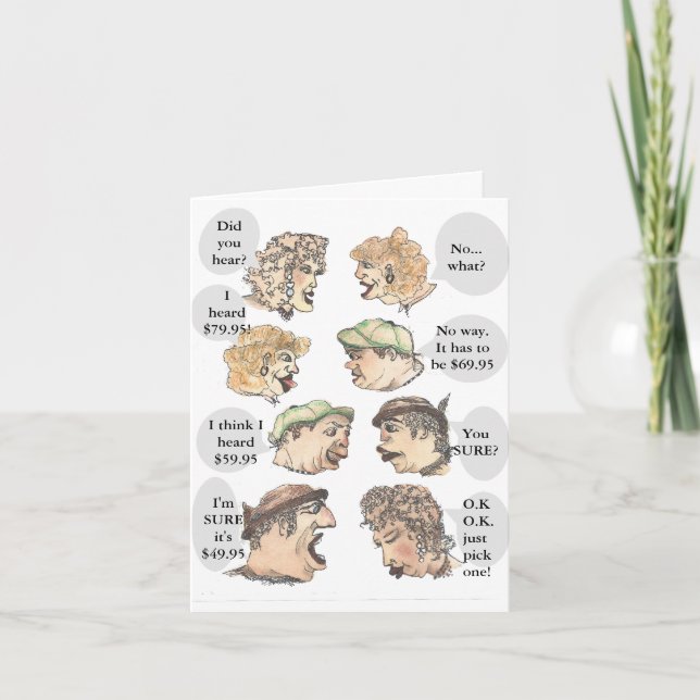 Humoristisk Plocka Din egen födelsedag Kort (Framsida)