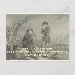 Humoristisk rolig skotsk födelsedag för vykort