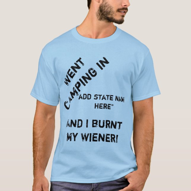 Humoristisk rolig utslagsplatsskjorta t shirt (Framsida)