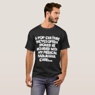 Humoristisk skjorta för popkultur tee shirt