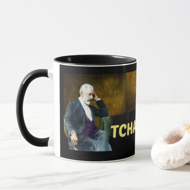 HUMORISTISK TCHAIKOFFEE-KAFFEMUGG MUGG (Med munk)