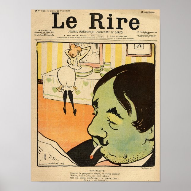 Humoristisk tecknad poster (Framsidan)