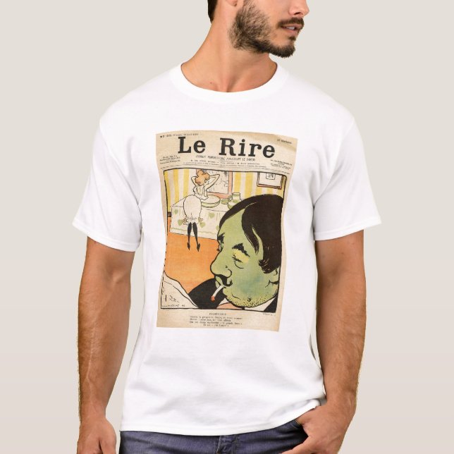Humoristisk tecknad t shirt (Framsida)