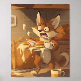 Humoristisk Thanksgiving: Flickers knepiga bricka Poster