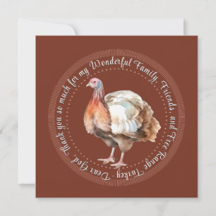 Humoristisk Thanksgiving Prayer för familj och vän Inbjudningar
