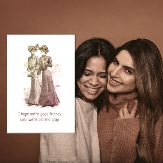 Humoristisk välkomstkort för goda vänner kort (Skapare uppladdad)