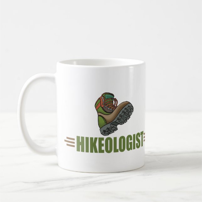 Humoristisk vandring kaffemugg (Vänster)