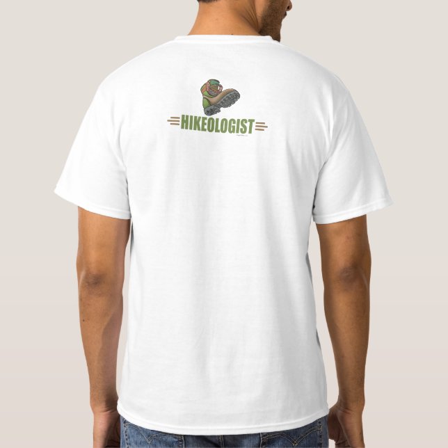 Humoristisk vandring t shirt (Baksida)