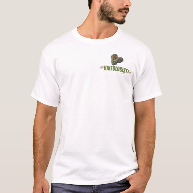 Humoristisk vandring t shirt (Framsida)