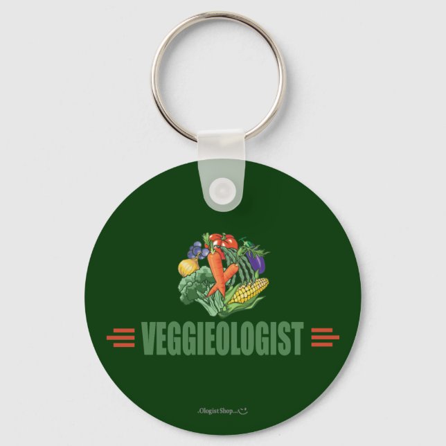Humoristisk vegetarian nyckelring (Framsida)