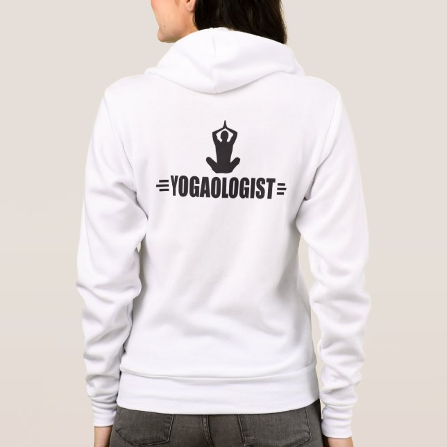 Humoristisk Yoga T-shirt (Baksida)