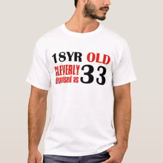 Humoristiska 33 åriga födelsedaggåvor tröja