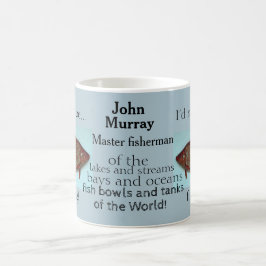 Humoristiska amatörfiskare - jag skulle hellre var kaffemugg