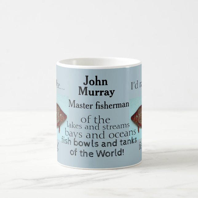 Humoristiska amatörfiskare - jag skulle hellre var kaffemugg (Center)