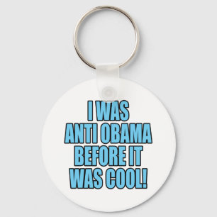 Humoristiska Anti Obama T-tröja och bildekal Nyckelring