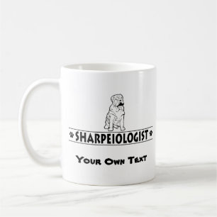 Humoristiska kinesiska Shar-Pei Kaffemugg