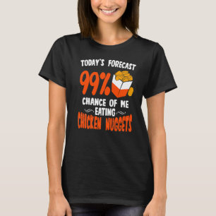 Humoristiska kycklingnuggets citattnuggetter som s t shirt
