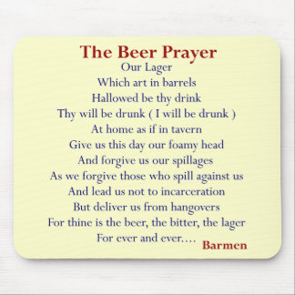 Humoristiska ölT-tröja & gåvor, ölbönen! Musmatta