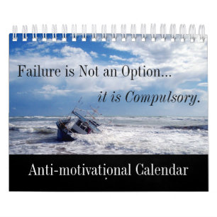 Humoristiskt Anti-motivational fel och nonsens Kalender