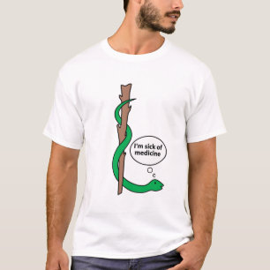 Humoristiskt bemanna av Asclepius T Shirt