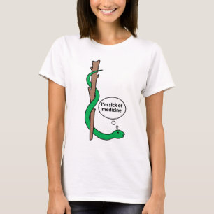 Humoristiskt bemanna av Asclepius T Shirt