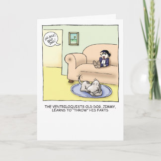 Humoristiskt födelsedagkort för gammal hund kort