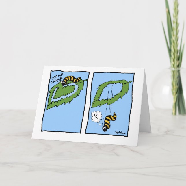 Humoristiskt hälsningkort av Mike Seddon Kort (Framsida)