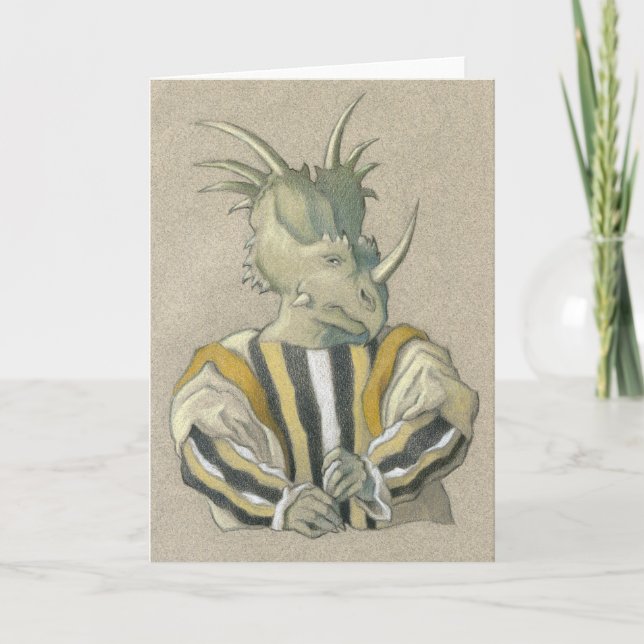 Humoristiskt hälsningskort. kort (Framsida)