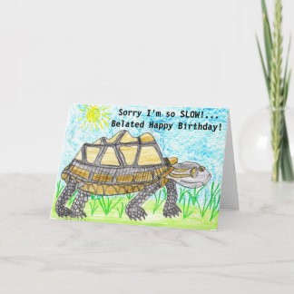 Humoristiskt inspärrat födelsedagskort kort