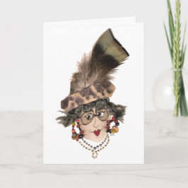 humoristiskt kort för mors dag