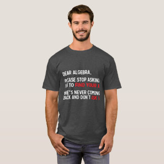 Humoristiskt mathskämt för kär Algebra Tee Shirt