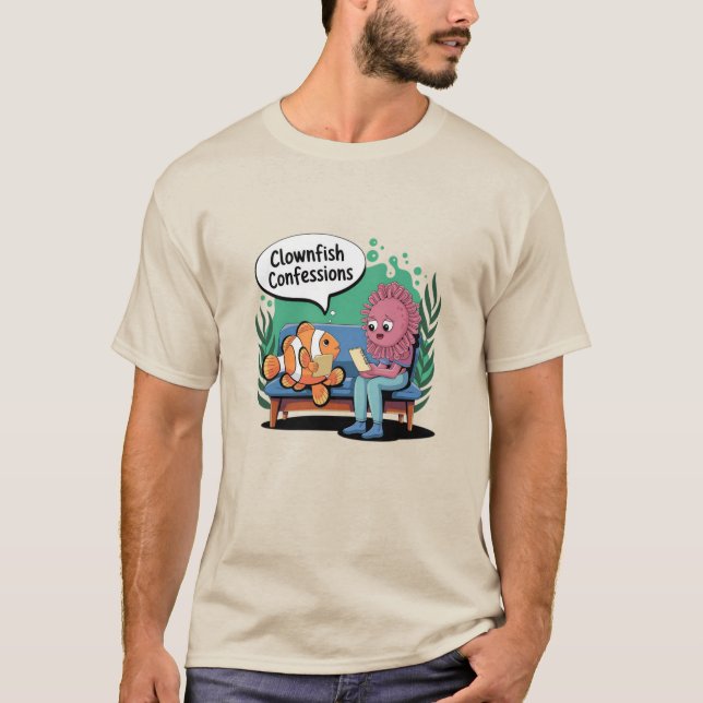 Humorkonst för fiske i Älskare T Shirt (Framsida)