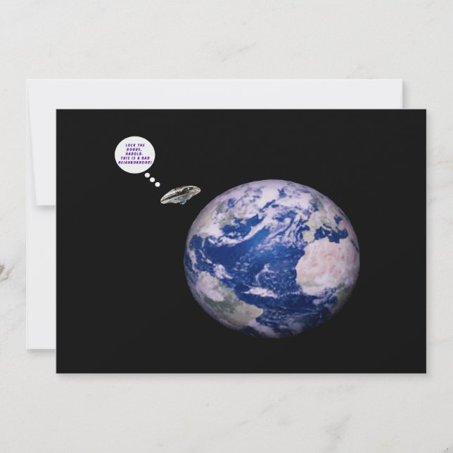 Humorkort för besökare julkort (Framsida)