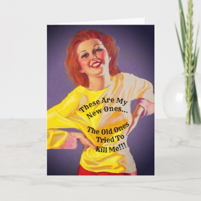 Humorn i ansiktet av motgång noterar kortet kort (Framsida)