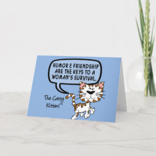 Humorn & vänskap är nödvändiga för överlevnad kort
