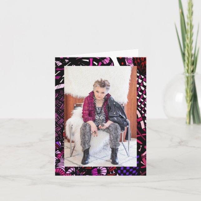 Humoröst att minnas vem du är kort (Framsida)