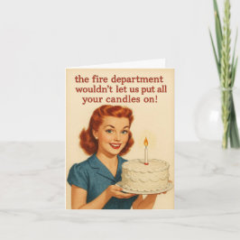 Humorous Birthday Card Helgkort