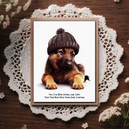 Humorous Customizable Any Occasion Postcard Vykort