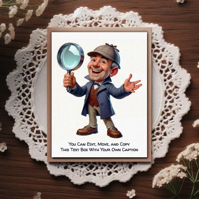 Humorous Customizable Any Occasion Postcard Vykort (Skapare uppladdad)