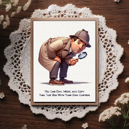 Humorous Customizable Any Occasion Postcard Vykort