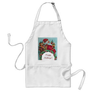 HUMOROUS FUNNY SANTA CHRISMAS KRONA FÖRKLÄDE