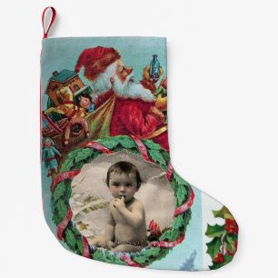 HUMOROUS FUNNY SANTA JULAFTON KRONA FOTOMALL LITEN JULSTRUMPA