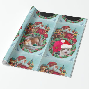 HUMOROUS FUNNY SANTA JULAFTON KRONA FOTOMALL PRESENTPAPPER